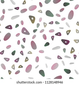 Light Silver, Gray vector seamless layout with circles, lines. Illustration with set of colorful circles, triangles. The template can be used as a background.