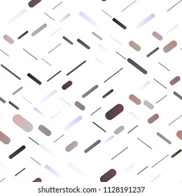 Light Silver, Gray vector seamless layout with flat lines. Lines on blurred abstract background with gradient. The pattern can be used for busines ad, booklets, leaflets