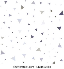 Light Silver, Gray vector seamless pattern in polygonal style. Modern abstract illustration with colorful triangles. Modern template for your landing page.