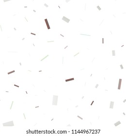 Light Silver, Gray vector seamless pattern in square style. Modern abstract illustration with colorful rectangles. Pattern for busines ad, booklets, leaflets