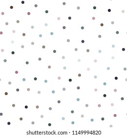 Light Silver, Gray vector seamless layout with circle shapes. Blurred bubbles on abstract background with colorful gradient. The pattern can be used for aqua ad, booklets.