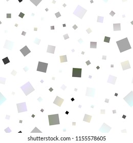 Light Silver, Gray vector seamless layout with lines, rectangles. Illustration with set of colorful rectangles. Modern template for your landing page.