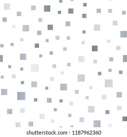 Light Silver, Gray vector seamless background with rectangles. Abstract gradient illustration with rectangles. Pattern can be used for websites.