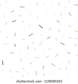 Light Silver, Gray vector seamless layout with flat lines. Decorative shining illustration with lines on abstract template. The pattern can be used as ads, poster, banner for commercial.