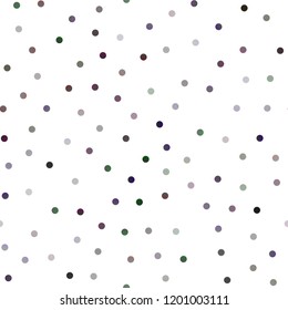 Light Silver, Gray vector seamless texture with disks. Beautiful colored illustration with blurred circles in nature style. The pattern can be used for ads, leaflets of liquid.