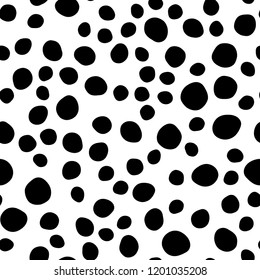 Light Silver, Gray vector seamless backdrop with dots, spots. Colorful illustration with blurred circles in nature style. Template for business cards, websites.