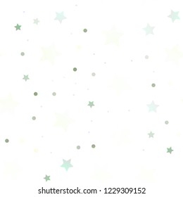 Light Silver, Gray vector seamless background with colored stars. Glitter abstract illustration with colored stars. Smart design for your business advert.