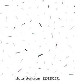 Light Silver, Gray vector seamless template with repeated sticks. Glitter abstract illustration with colored sticks. Smart design for your business advert.