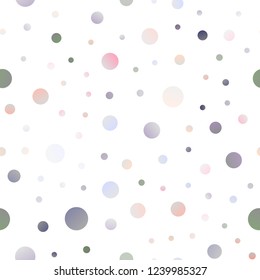 Light Silver, Gray vector seamless cover with spots. Blurred decorative design in abstract style with bubbles. The pattern can be used for beautiful websites.