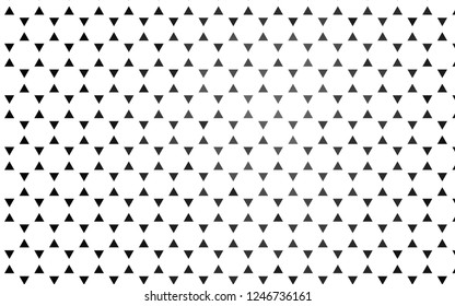Light Silver, Gray vector seamless cover in polygonal style. Abstract gradient illustration with triangles. Trendy design for wallpaper, fabric makers.