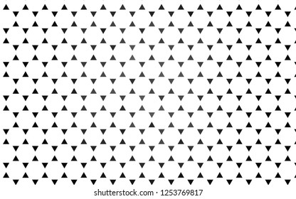 Light Silver, Gray vector seamless backdrop with lines, triangles. Beautiful illustration with triangles in nature style. Pattern for design of fabric, wallpapers.
