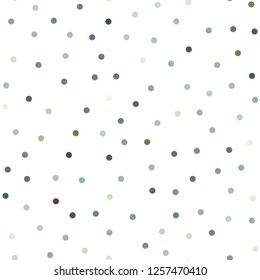 Light Silver, Gray vector seamless cover with spots. Glitter abstract illustration with blurred drops of rain. Beautiful design for your business natural advert.