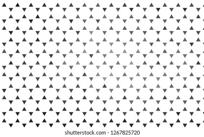 Light Silver, Gray vector seamless pattern in polygonal style. Beautiful illustration with triangles in nature style. Pattern for design of fabric, wallpapers.