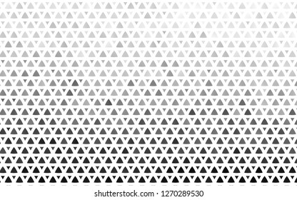 Light Silver, Gray vector seamless pattern in polygonal style. Modern abstract illustration with colorful triangles. Template for business cards, websites.