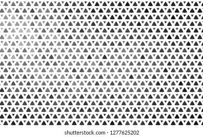 Light Silver, Gray vector seamless template with crystals, triangles. Modern abstract illustration with colorful triangles. Template for business cards, websites.