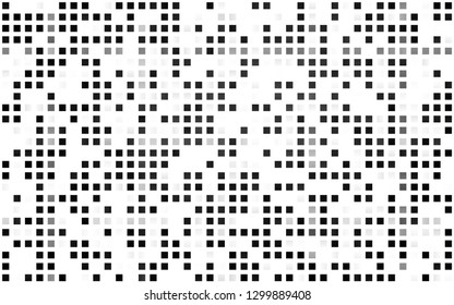 Light Silver, Gray vector seamless template with crystals, rectangles. Modern abstract illustration with colorful rectangles. Pattern for design of fabric, wallpapers.