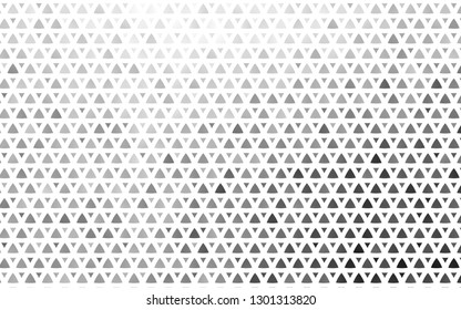 Light Silver, Gray vector seamless pattern in polygonal style. Triangles on abstract background with colorful gradient. Template for business cards, websites.