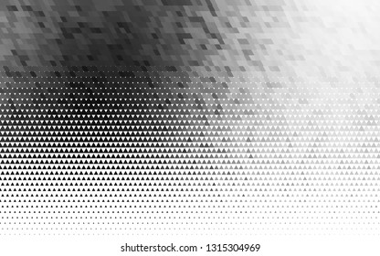 Light Silver, Gray vector seamless layout with lines, triangles. Modern abstract illustration with colorful triangles. Pattern for design of fabric, wallpapers.