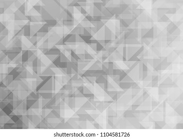 Light Silver, Gray vector shining hexagonal pattern. A completely new color illustration in a vague style. A completely new template for your business design.
