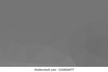 Light Silver, Gray vector shining hexagonal pattern. A vague abstract illustration with gradient. A completely new design for your business.