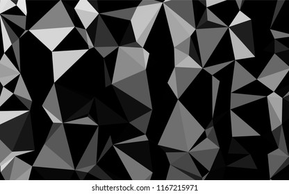 Light Silver, Gray vector shining hexagonal template. Shining colored illustration in a Brand new style. The template can be used as a background for cell phones.