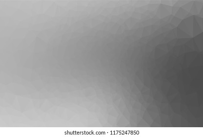 Light Silver, Gray vector shining hexagonal template. Shining colored illustration in a Brand new style. The template can be used as a background for cell phones.