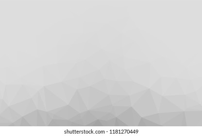 Light Silver, Gray vector shining hexagonal pattern. Shining colored illustration in a Brand new style. The textured pattern can be used for background.