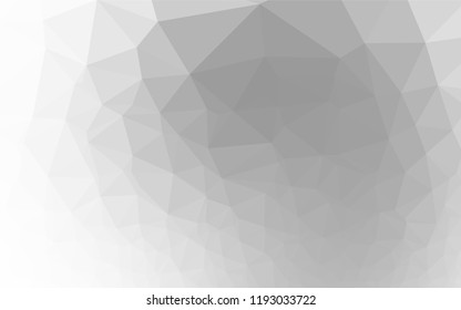 Light Silver, Gray vector shining hexagonal template. Shining colored illustration in a Brand new style. Brand new style for your business design.
