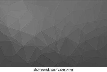 Light Silver, Gray vector shining hexagonal pattern. Colorful illustration in abstract style with gradient. The elegant pattern can be used as part of a brand book.