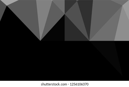 Light Silver, Gray vector shining hexagonal template. Colorful illustration in abstract style with gradient. The completely new template can be used for your brand book.