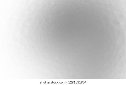 Light Silver, Gray vector shining triangular template. Modern geometrical abstract illustration with gradient. New texture for your design.