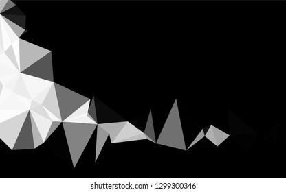Light Silver, Gray vector shining hexagonal template. Brand new colored illustration in blurry style with gradient. A completely new template for your business design.