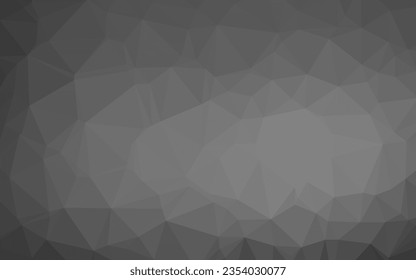 Light Silver, Gray vector shining triangular pattern. Colorful abstract illustration with gradient. Triangular pattern for your business design.