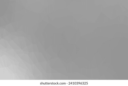 Light Silver, Gray vector shining triangular pattern. Glitter abstract illustration with an elegant design. Completely new design for your business.