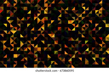 Light Silver, Gray vector shining triangular background. Triangular geometric sample with gradient.  A completely new design for your business.