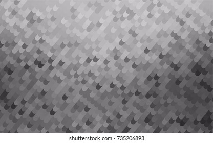 Light Silver, Gray vector shining cranked background. Shining crooked illustration in a brand-new style. Brand-new style for your business design.