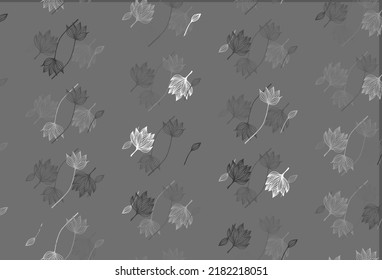 Light Silver, Gray vector sketch layout. Sketchy doodles with colorful gradient leaves. New template for your business design.