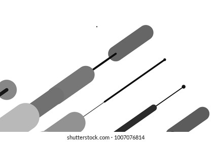 Light Silver, Gray vector template with repeated sticks. Blurred decorative design in simple style with lines. Best design for your ad, poster, banner.