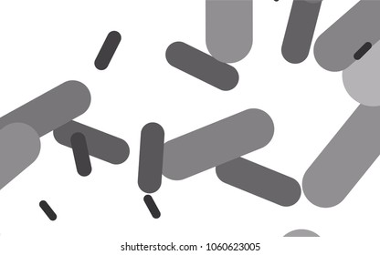 Light Silver, Gray vector template with repeated sticks. Modern geometrical abstract illustration with staves. The pattern can be used for websites.