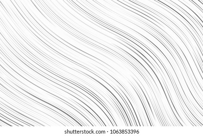 Light Silver, Gray vector template with lines, ovals. Brand-new colored illustration in marble style with gradient. A new texture for your  ad, booklets, leaflets.