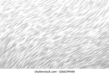 Light Silver, Gray vector template with bent ribbons. Creative illustration in halftone marble style with gradient. Marble style for your business design.