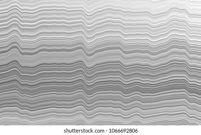 Light Silver, Gray vector template with bent lines. Brand-new colored illustration in marble style with gradient. Marble design for your web site.