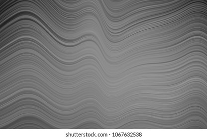 Light Silver, Gray vector template with lines, ovals. An elegant bright illustration with gradient. New composition for your brand book.