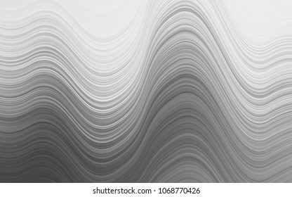 Light Silver, Gray vector template with lava shapes. Creative geometric illustration in marble style with gradient. A new texture for your  ad, booklets, leaflets.