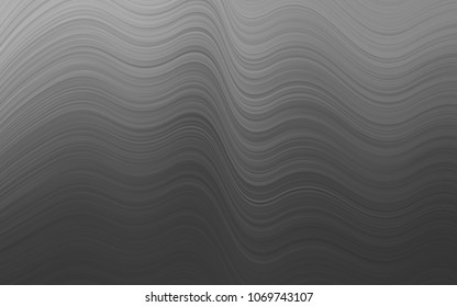 Light Silver, Gray vector template with lines, ovals. A completely new color illustration in marble style. New composition for your brand book.