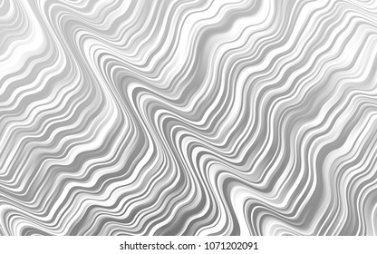 Light Silver, Gray vector template with lines, ovals. A completely new color illustration in marble style. A completely new template for your business design.