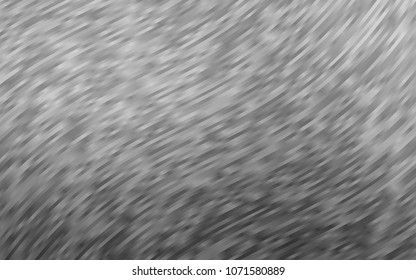 Light Silver, Gray vector template with lava shapes. Modern gradient abstract illustration with bandy lines. New composition for your brand book.