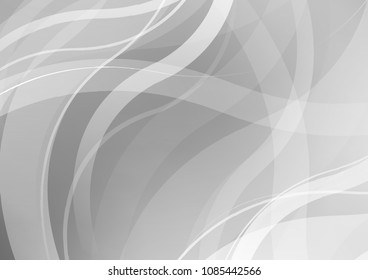 Light Silver, Gray vector template with abstract lines. Shining crooked illustration in marble style. A completely new template for your business design.