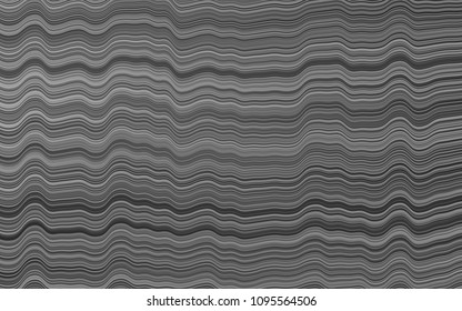 Light Silver, Gray vector template with lava shapes. Shining crooked illustration in marble style. A completely new marble design for your business.