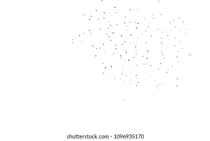Light Silver, Gray vector  template with circles. Glitter abstract illustration with blurred drops of rain. Beautiful design for your business natural advert.